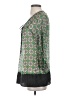 Bailey 44 100% Silk Green 3/4 Sleeve Silk Top Size 2 - photo 5