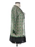 Bailey 44 100% Silk Green 3/4 Sleeve Silk Top Size 2 - photo 4