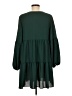 Unbranded Solid Green Casual Dress Size M - photo 2