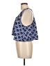 Painted Threads 100% Polyester Blue Sleeveless Blouse Size L - photo 5