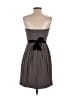 White by Vera Wang 100% Polyester Gray Cocktail Dress Size 6 - photo 2