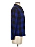 Rails 100% Rayon Plaid Blue Long Sleeve Button-Down Shirt Size XS - photo 4