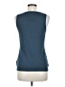 Allude 100% Baumwolle Teal Sleeveless Top Size M - photo 2