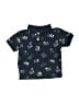 H&M 100% Cotton Black Short Sleeve Button-Down Shirt 6-9 MO / 9 MO - photo 1