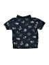 H&M 100% Cotton Black Short Sleeve Button-Down Shirt 6-9 MO / 9 MO - photo 2