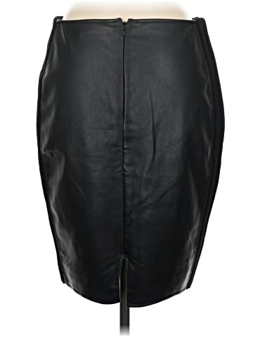 Bailey 44 Faux Leather Skirt (view 2)