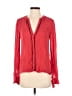 A.L.C. 100% Silk Red Long Sleeve Silk Top Size XS - photo 1