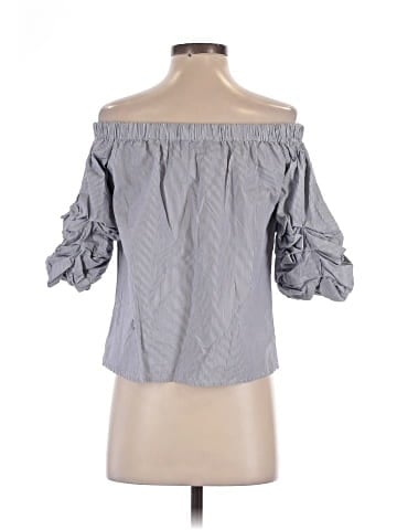 Blue Rain 3/4 Sleeve Blouse (view 2)