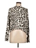 Bershka Animal Print Tan Cardigan Size L - photo 1