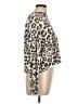 Bershka Animal Print Tan Cardigan Size L - photo 4