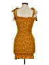 Unbranded 100% Rayon Orange Cocktail Dress Size M - photo 2