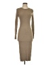 WSLY Solid Tan Casual Dress Size S - photo 1