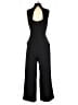 Eva Franco Solid Black Jumpsuit Size XS - photo 2