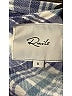 Rails 100% Rayon Plaid Blue Long Sleeve Button-Down Shirt Size S - photo 7