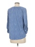 Notations Blue 3/4 Sleeve Blouse Size M - photo 2