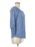Notations Blue 3/4 Sleeve Blouse Size M - photo 4