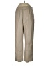 Ann Taylor 100% Polyester Solid Tan Casual Pants Size M - photo 1