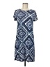 U-Knit Print Blue Casual Dress Size M (estimated) - photo 1