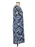 U-Knit Print Blue Casual Dress Size M (estimated) - photo 4