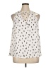Maurices 100% Polyester Ivory Sleeveless Blouse Size XL - photo 1