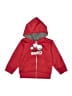 Champion 100% Polyester Red Zip Up Hoodie Size 2T - photo 1