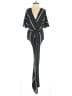 Leith Stripes Black Jumpsuit Size S - photo 1