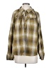 Blu Pepper Green Long Sleeve Blouse Size S - photo 1