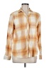 Weatherproof Plaid Orange Long Sleeve Button-Down Shirt Size M - photo 1