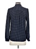 J.Crew 100% Polyester Polka Dots Blue Long Sleeve Blouse Size XXS - photo 2