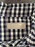 Everlane 100% Organic Cotton Checkered-gingham Blue Long Sleeve Button-Down Shirt Size 2 - photo 7