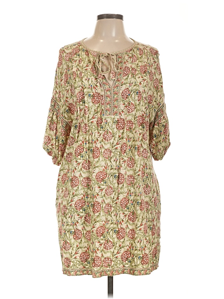 Pre-owned Max Studio Casual Dress In Brown