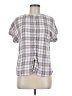 Cloth & Stone 100% Rayon White Short Sleeve Blouse Size M - photo 1
