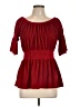 Assorted Brands Red Short Sleeve Blouse Size L - photo 1