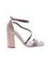 Steve Madden 100% Leather Gray Tan Heels Size 8 1/2 - photo 1