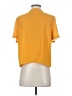 Madewell 100% Polyester Yellow Short Sleeve Blouse Size S - photo 2