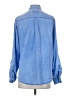 Express Blue Long Sleeve Button-Down Shirt Size XS - photo 2