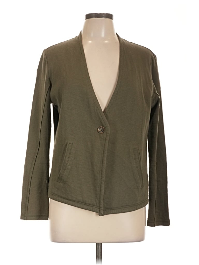 Pre-owned Caslon Blazer Jacket In Green