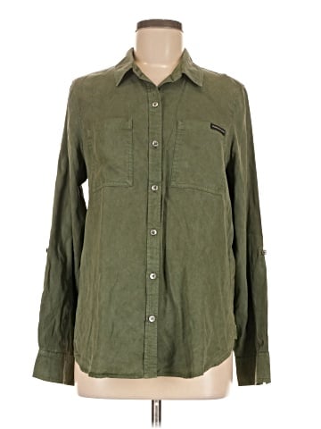 CALVIN KLEIN JEANS Long Sleeve Button-Down Shirt (view 1)