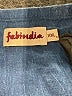 Fabindia Blue 3/4 Sleeve Button-Down Shirt Size XXL - photo 7