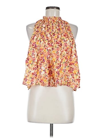 Lavender Brown Sleeveless Blouse (view 1)