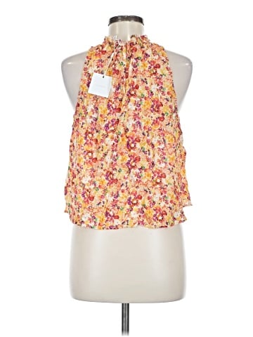 Lavender Brown Sleeveless Blouse (view 2)
