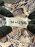 Muse 100% Polyester Paisley Silver Pink Casual Pants Size M - photo 6