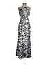 Xscape by Joanna Chen 100% Polyester Silver Cocktail Dress Size 6 - photo 1