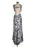 Xscape by Joanna Chen 100% Polyester Silver Cocktail Dress Size 6 - photo 2
