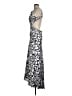 Xscape by Joanna Chen 100% Polyester Silver Cocktail Dress Size 6 - photo 5