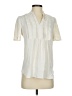 Ann Taylor Ivory Short Sleeve Blouse Size XXS - photo 1
