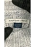 American Eagle Outfitters Chevron-herringbone Silver Pullover Sweater Size XS - photo 6