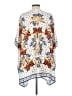 Max Studio 100% Polyester Floral Multi Color White Kimono Size L (estimated) - photo 2