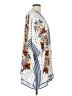 Max Studio 100% Polyester Floral Multi Color White Kimono Size L (estimated) - photo 4
