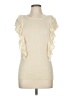 Ann Taylor Ivory Sleeveless Top Size M - photo 1